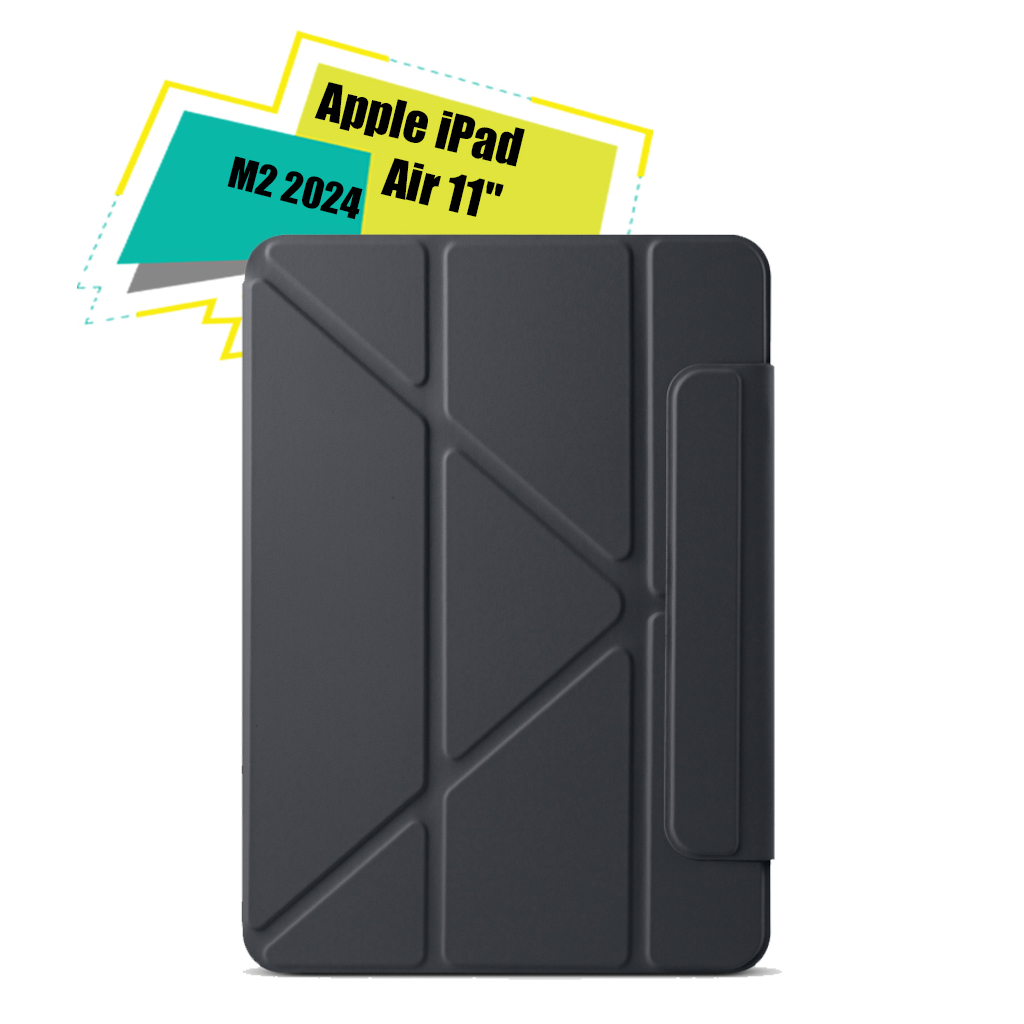 Чохол до планшета BeCover Ultra Slim Origami Magnetic Apple iPad Air 11" M2/M3 (2024/2025) Black (712956) - зображення 1
