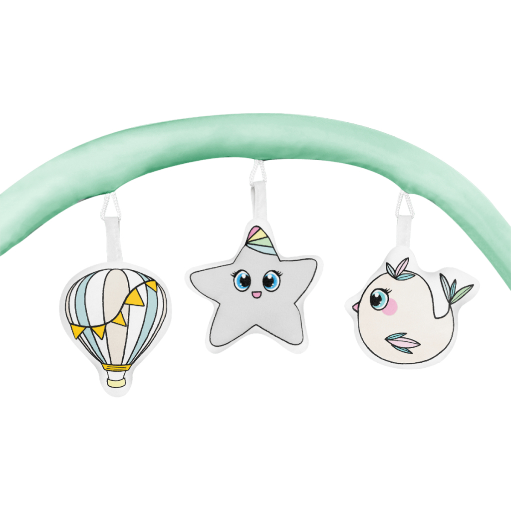 Дитячий манеж Lionelo Flower Turquoise (LO-FLOWER TURQUOISE) - зображення 5