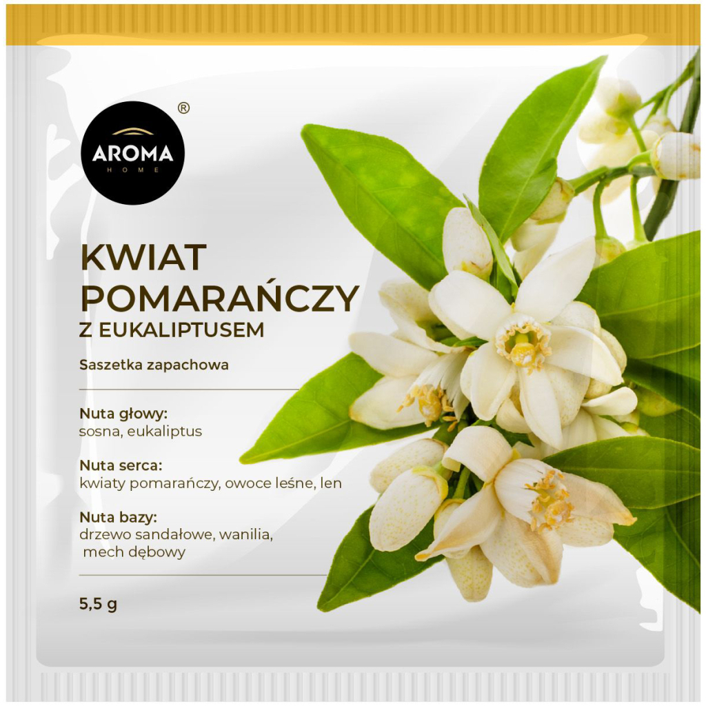 Ароматичне саше Aroma Home Апельсиновий цвіт з евкаліптом (100209) - изображение 1