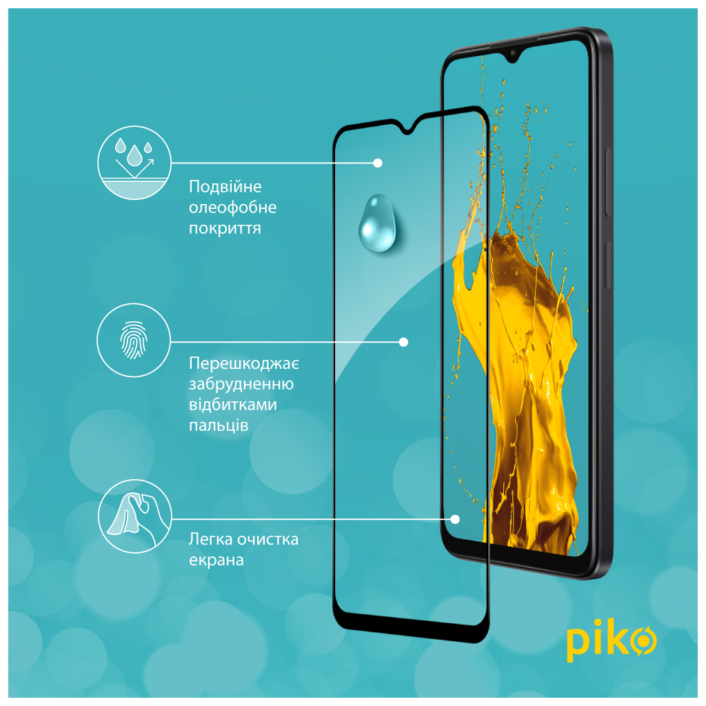 Скло захисне Piko Full Glue Oppo A38 5G Black (1283126582509) - зображення 4