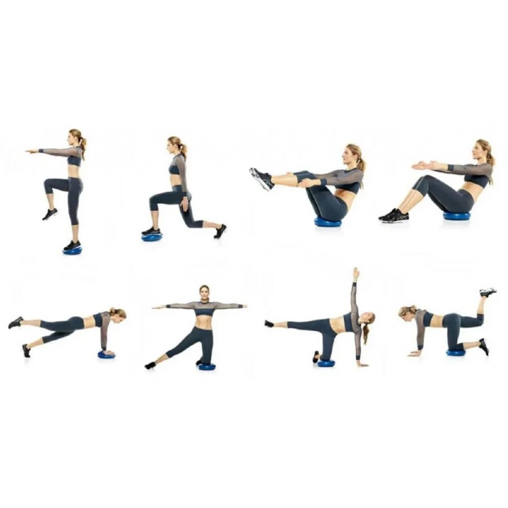 Балансувальний диск PowerPlay масажна подушка Blue (PP_4009_Blue) - зображення 4