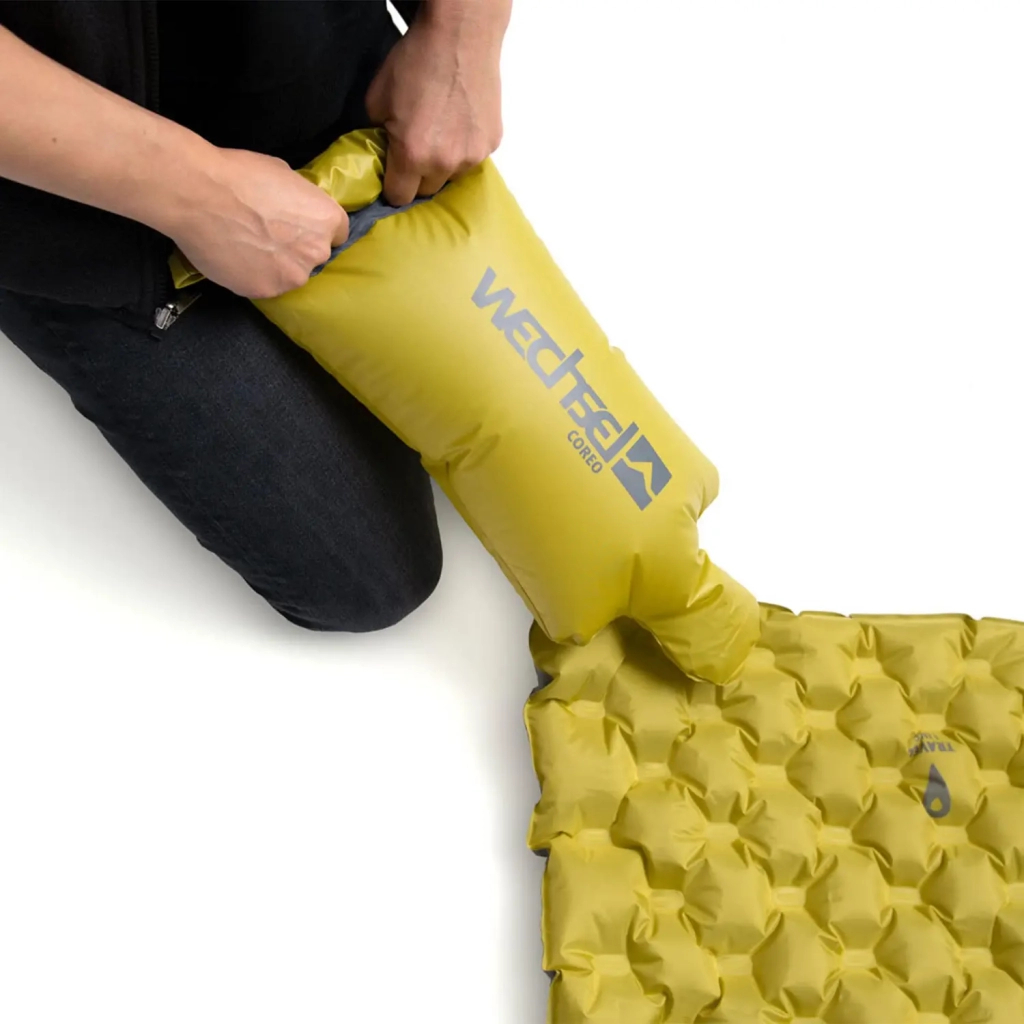 Туристичний килимок Wechsel Coreo Double-Tube TL Lemon/Grey (233122) - зображення 6