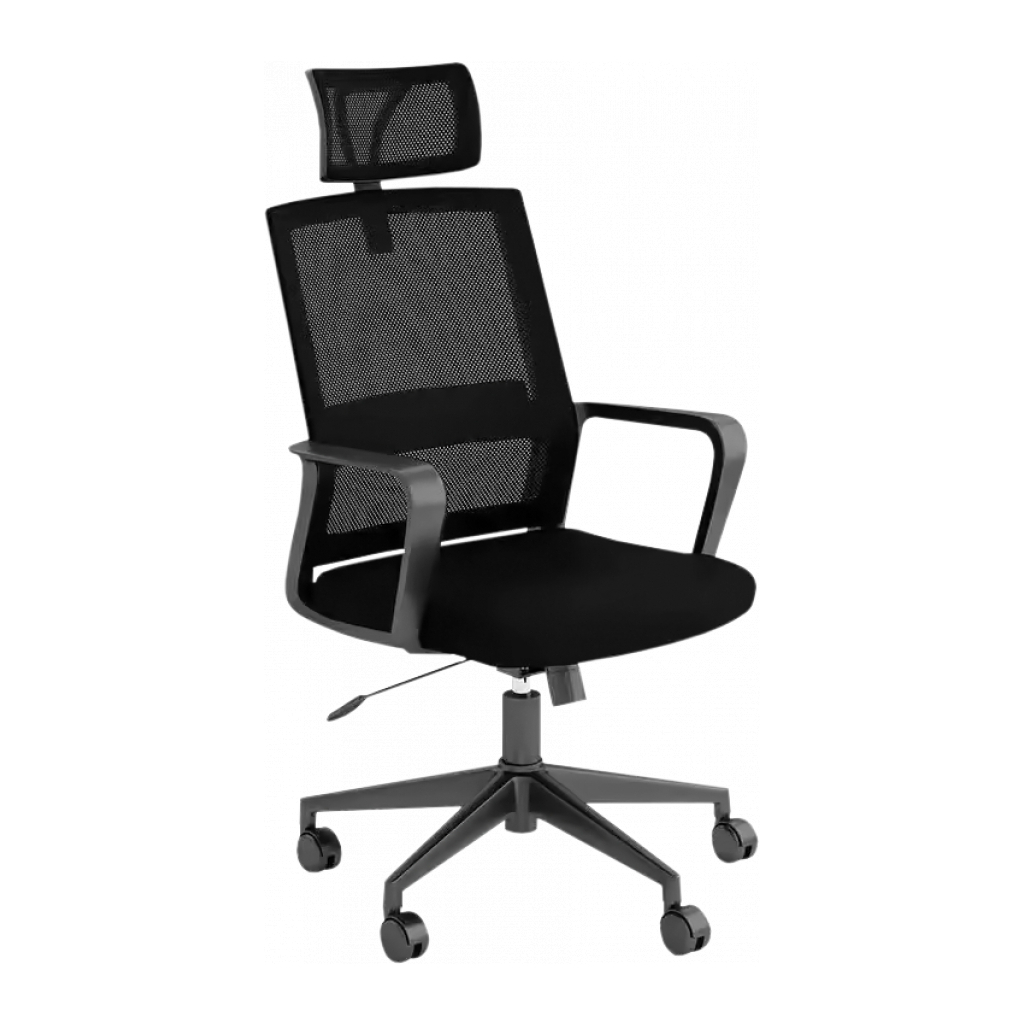 Офісне крісло GT Racer B-1415 Black - зображення 1