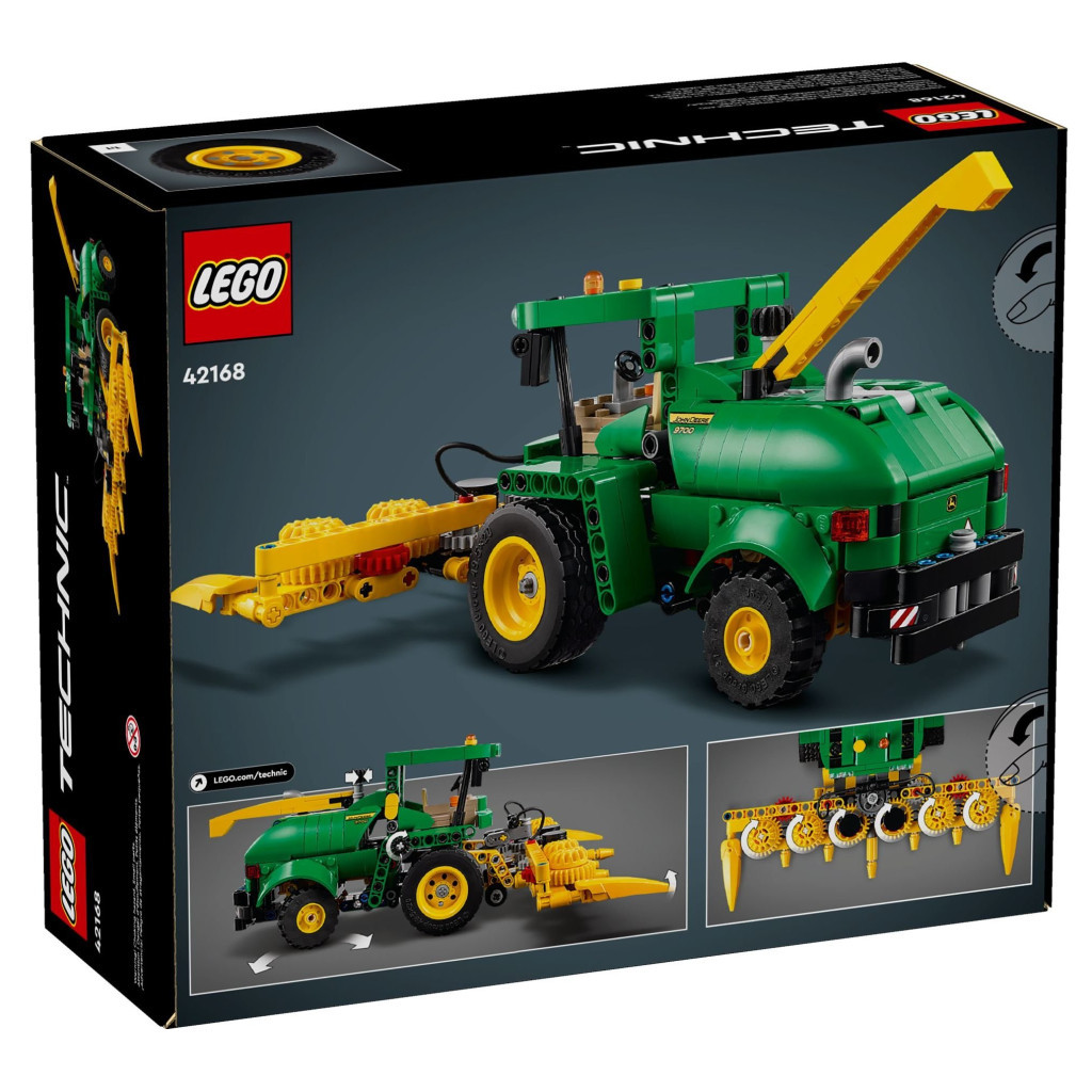 Конструктор LEGO Technic Кормозбиральний комбайн John Deere 9700 559 деталей (42168) - зображення 6