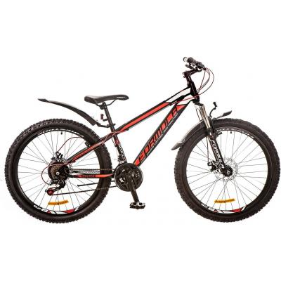 Велосипед Formula 24" DAKAR AM 2017 14G DD 13" St чорно-червоний (OPS-FR-24-063) - зображення 1
