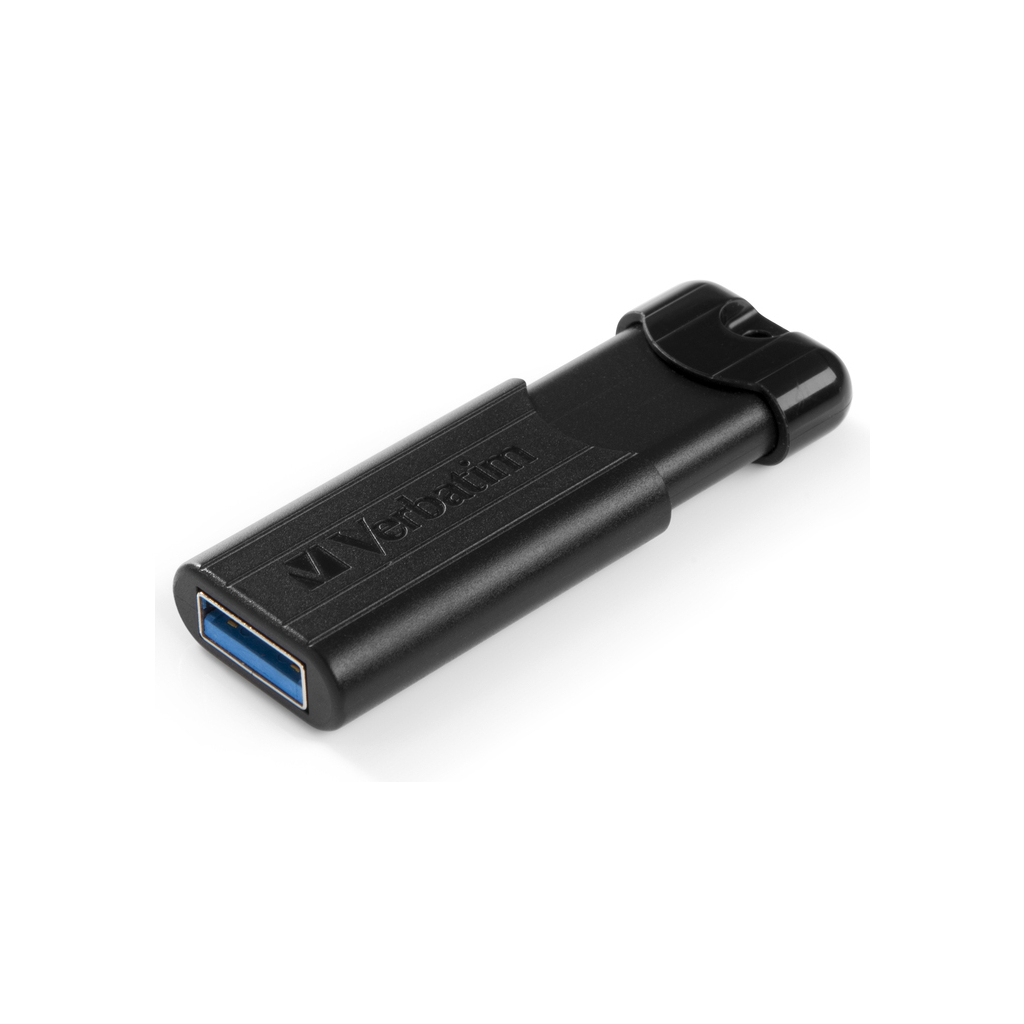 USB флеш накопичувач Verbatim 16GB PinStripe Black USB 3.2 (49316) - зображення 3