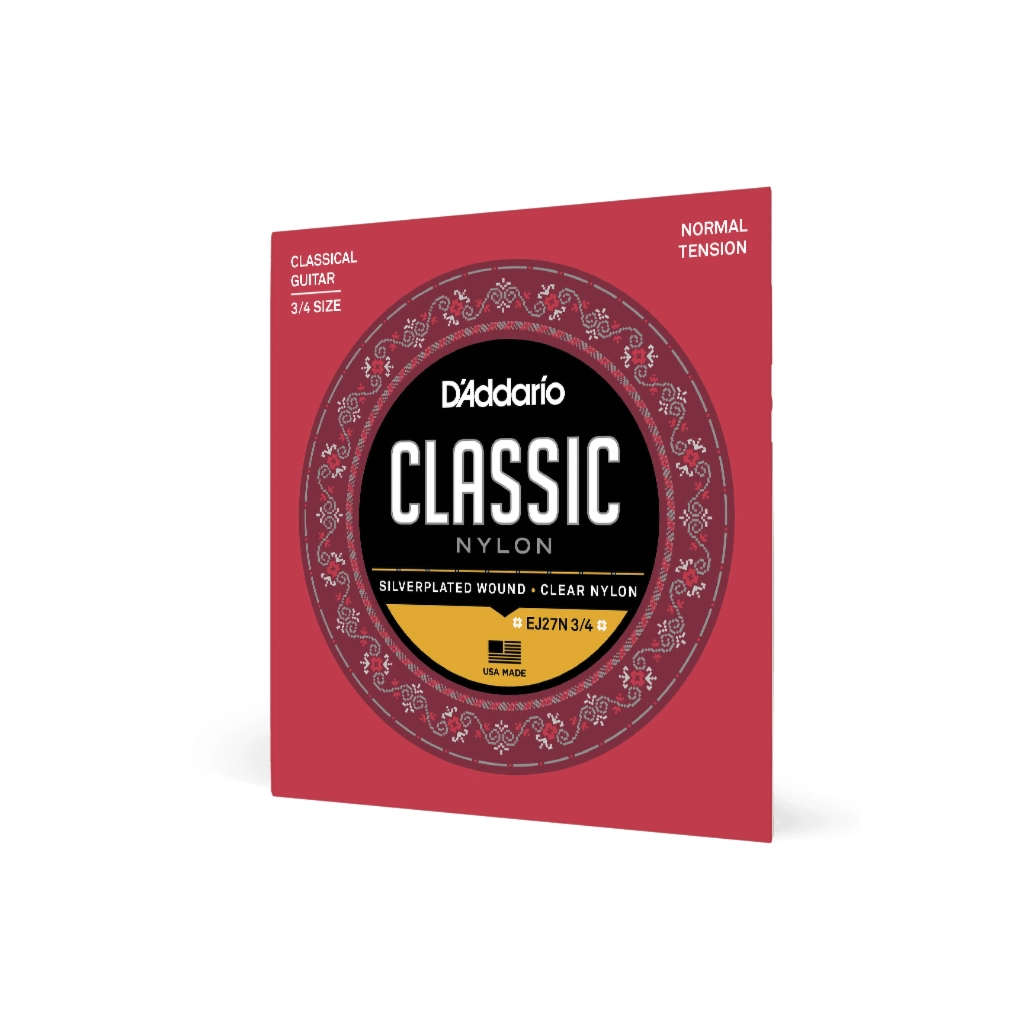 Струни для гітари D'Addario Student Classics Normal Tension 3/4 (EJ27N 3/4) - зображення 2