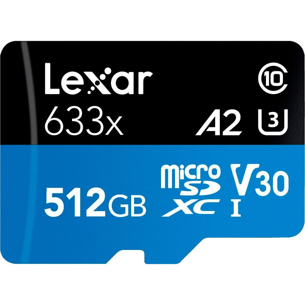 Карта пам'яті Lexar 512GB microSDXC class 10 UHS-I 633x (LSDMI512BB633A) - зображення 2