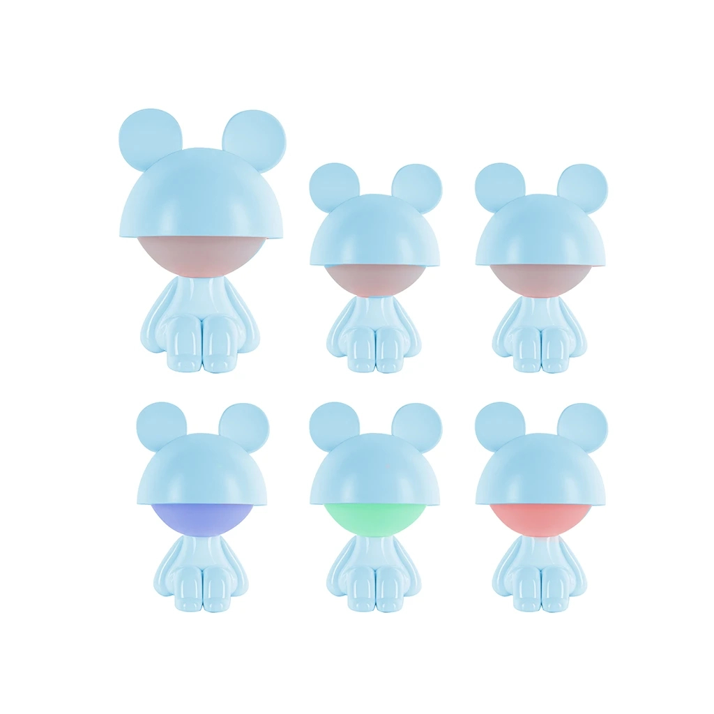 Нічник Kite Світильник LED з акумулятором Cute Mouse, блакитний (K25-316-2-3) - зображення 4