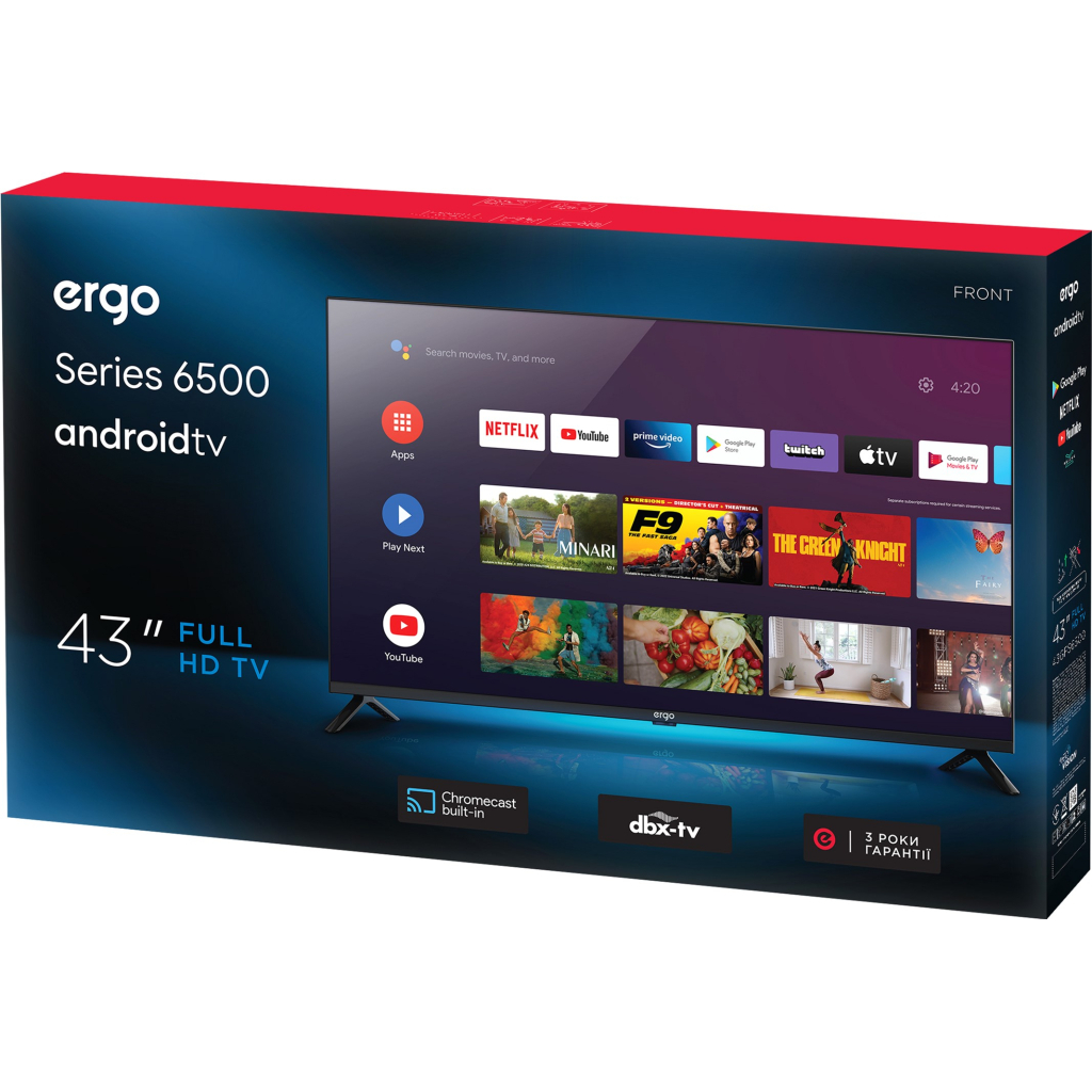 Телевізор Ergo 43GFS6500 - зображення 6