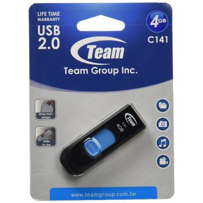 USB флеш накопичувач Team 4GB C141 Blue USB 2.0 (TC1414GL01) - зображення 5