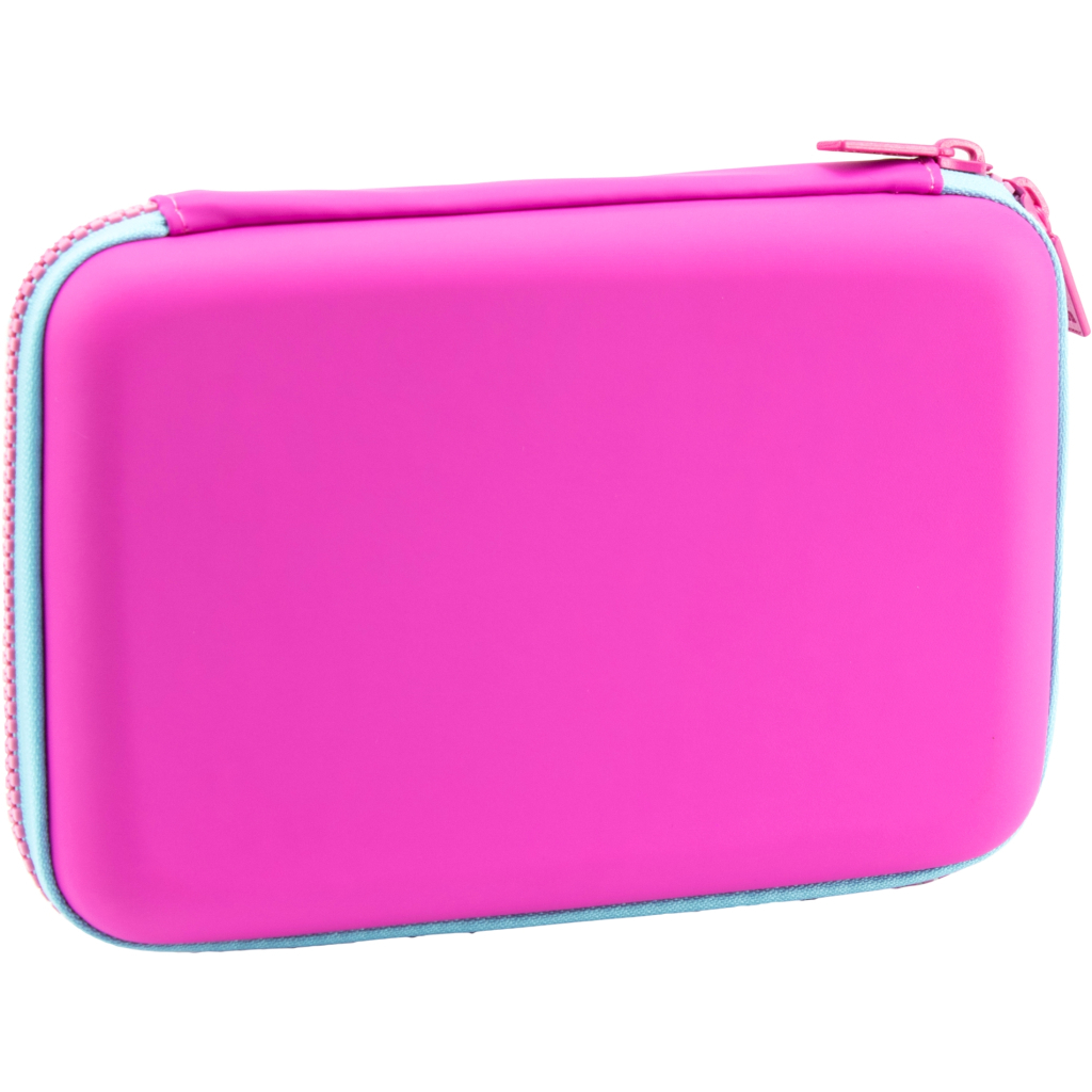 Пенал Cool For School з тисненням 1 відділення Фіолетовий (QT-5615-Purple) - зображення 2