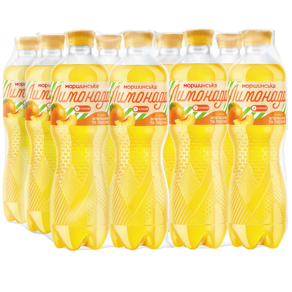 Напій Моршинська соковмісний Лимонада зі смаком Апельсин-Персик 0.5 л (4820017002745) - изображение 7