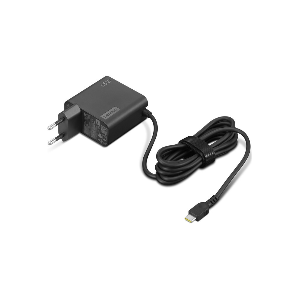 Блок живлення до ноутбуку Lenovo 65W, USB Type-С, wall mount (4X21L54610) - зображення 3