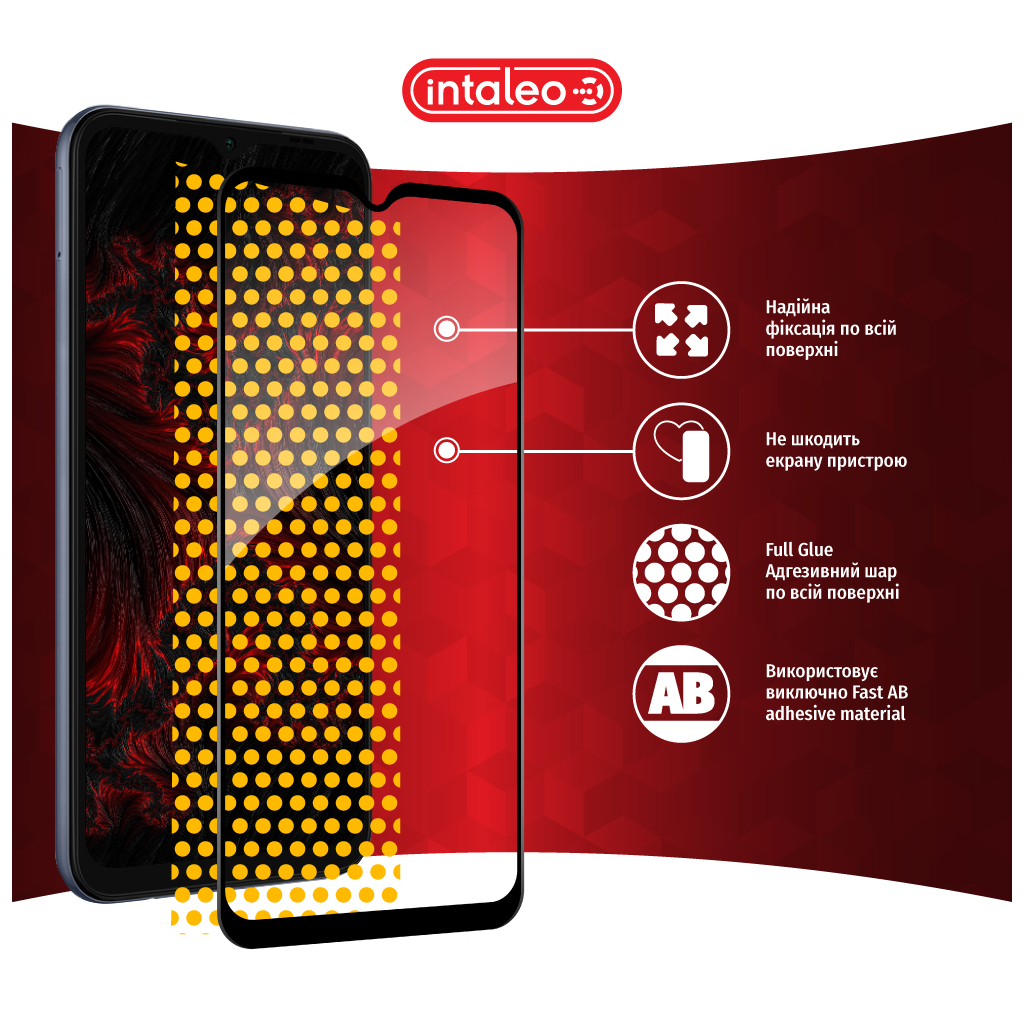 Скло захисне Intaleo Full Glue Samsung M14 Black (1283126579912) - зображення 7