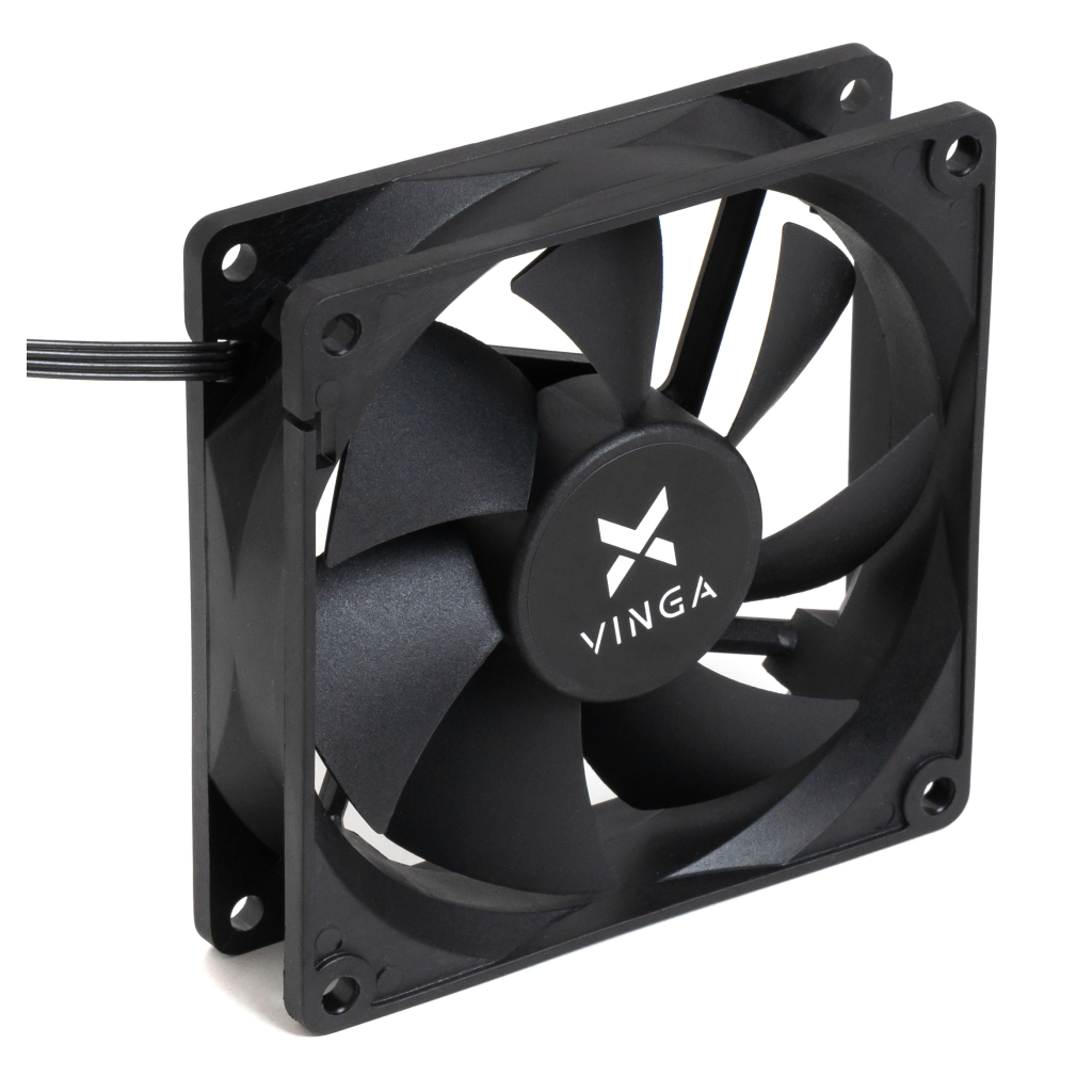 Кулер до корпусу Vinga 9225 PWM 4pin - зображення 2