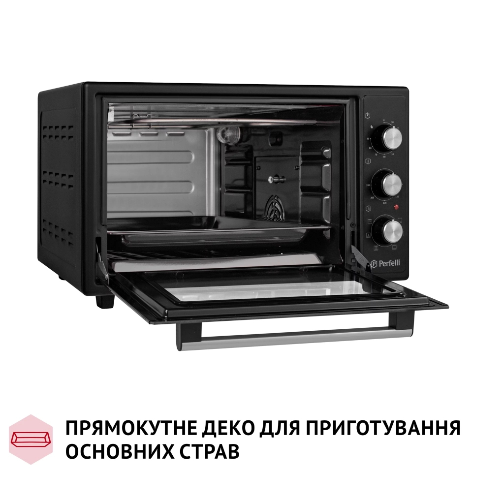 Електропіч Perfelli SIERRA 37 BLACK - зображення 8