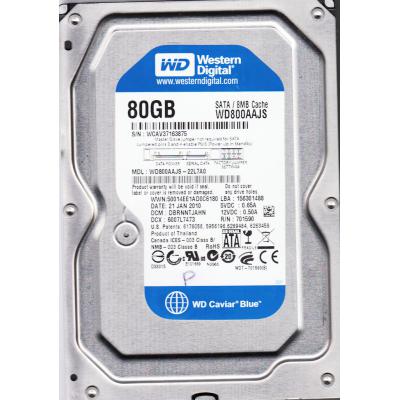 Жорсткий диск 3.5"  80Gb WD (# WD800AAJS #) - зображення 1