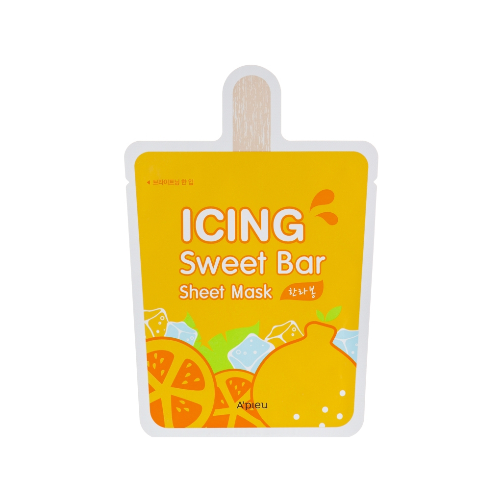 Маска для обличчя A'pieu Icing Sweet Bar Sheet Mask Hanrabong мандарин 21 г (8809530047729) - изображение 1