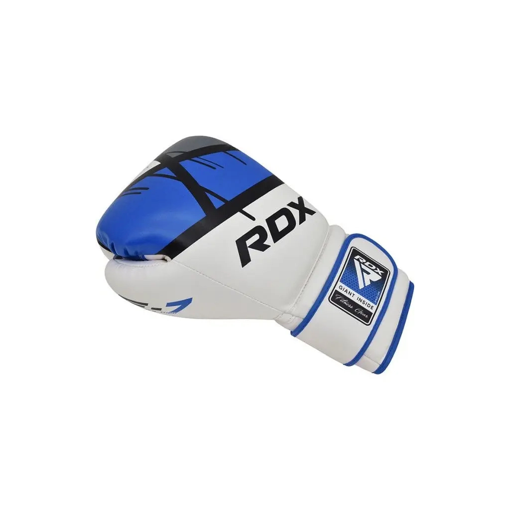 Боксерські рукавички RDX F7 Ego Blue 10 унцій (BGR-F7U-10oz) - зображення 4