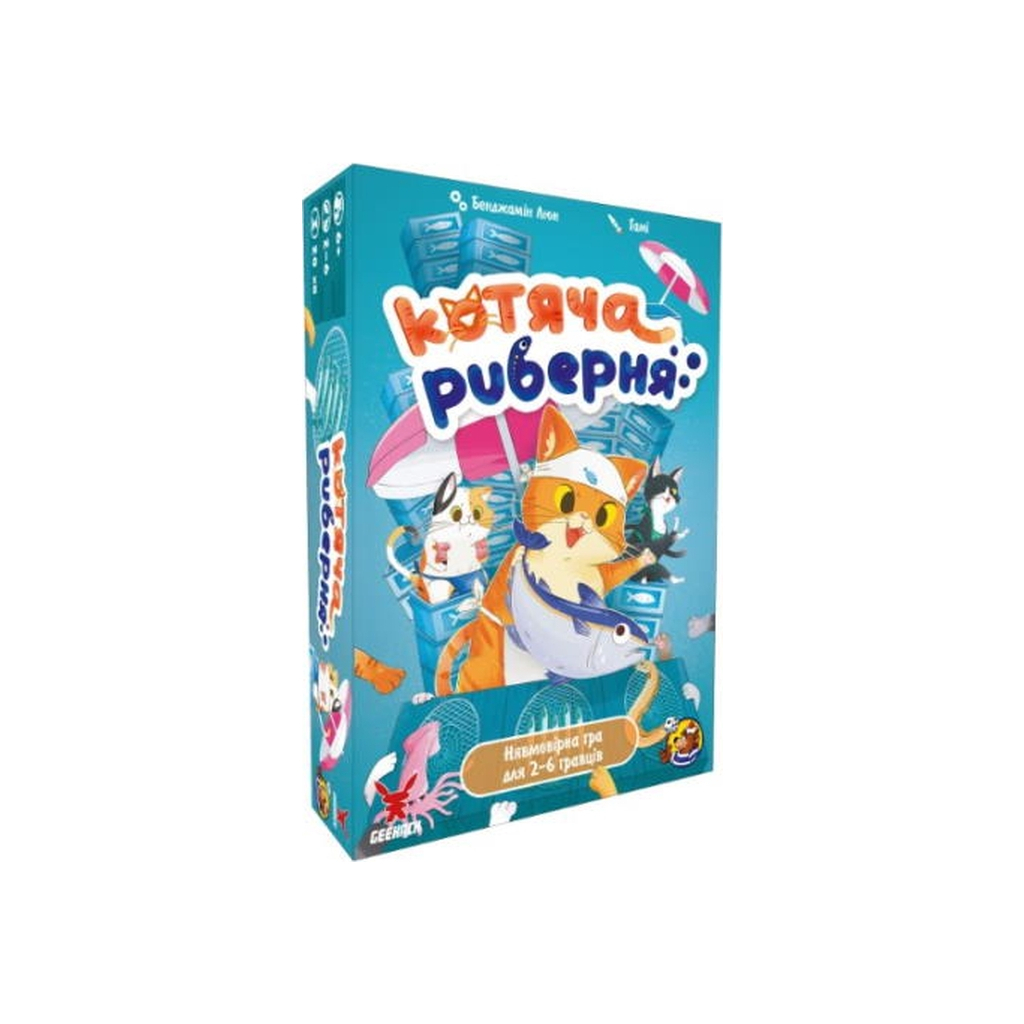 Настільна гра Geekach Games Котяча риберня (Fish & Katz) українська (GKCH158) - зображення 1