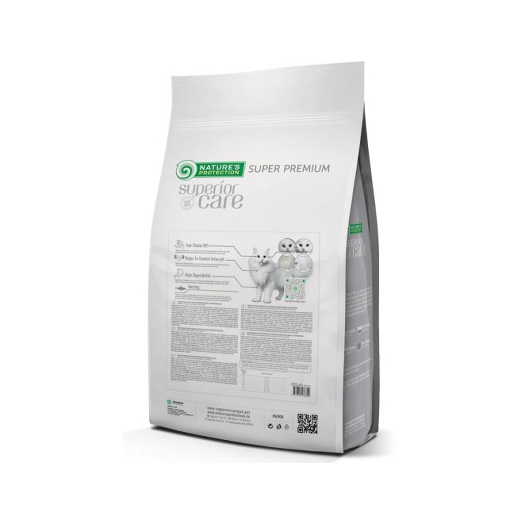 Сухий корм для кішок Nature's Protection Superior Care White Cats Grain Free Herring 1.5 кг (NPSC47630) - зображення 2
