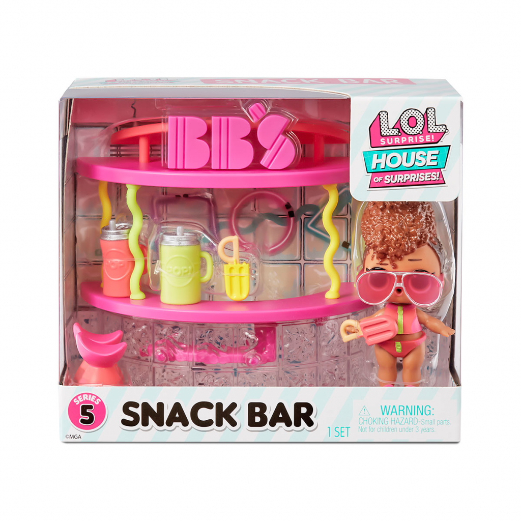 Лялька L.O.L. Surprise! серії Маленькі кімнатки - Снек-бар Леді-Хвилі (580249) - зображення 1