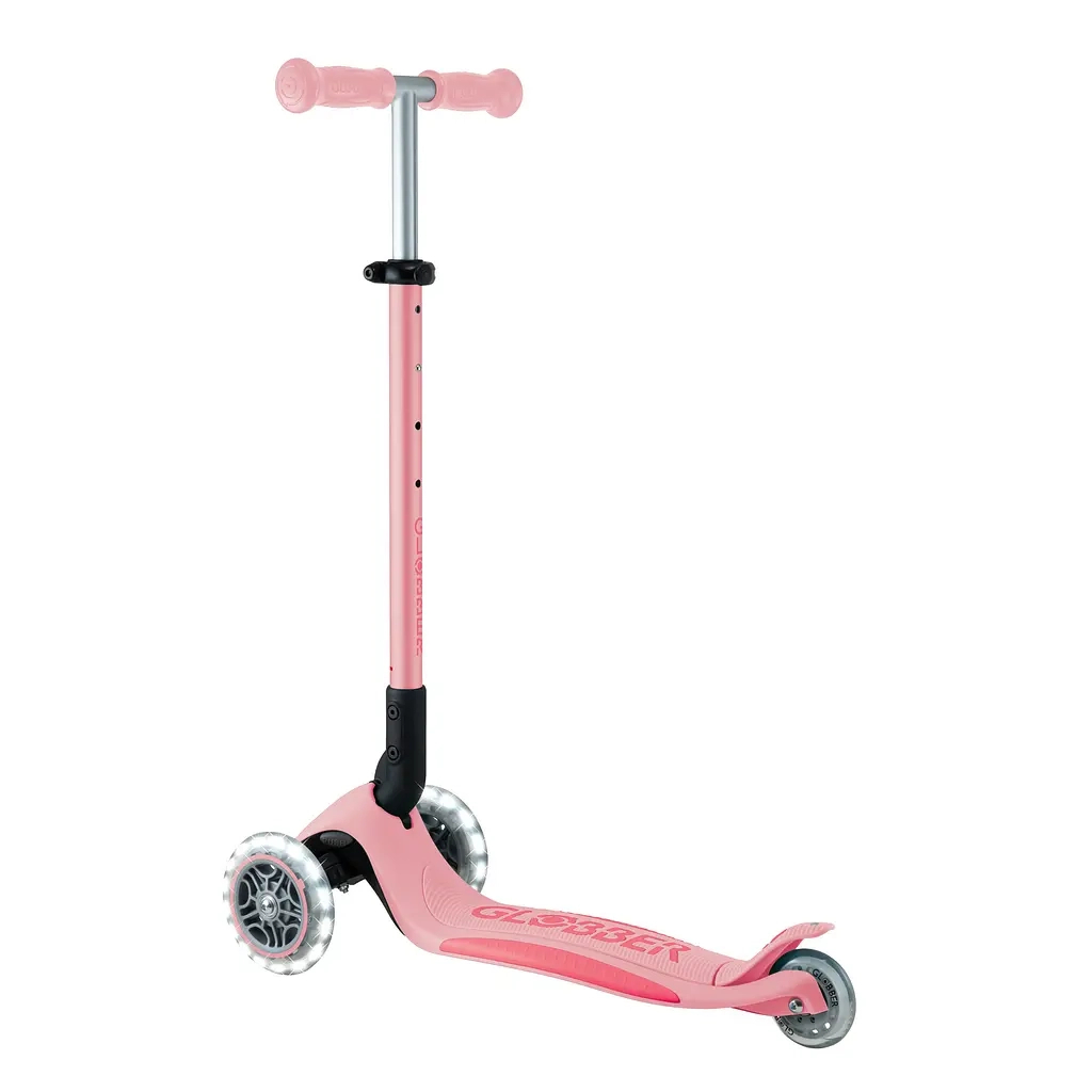 Самокат Globber серії Elite Lights пастельно-рожевий Колеса з підсвічуванням (439-710-3) - зображення 5