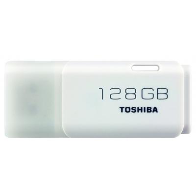 USB флеш накопичувач Toshiba 128GB U202 Hayabusa White USB 2.0 (THN-U202W1280E4) - зображення 1