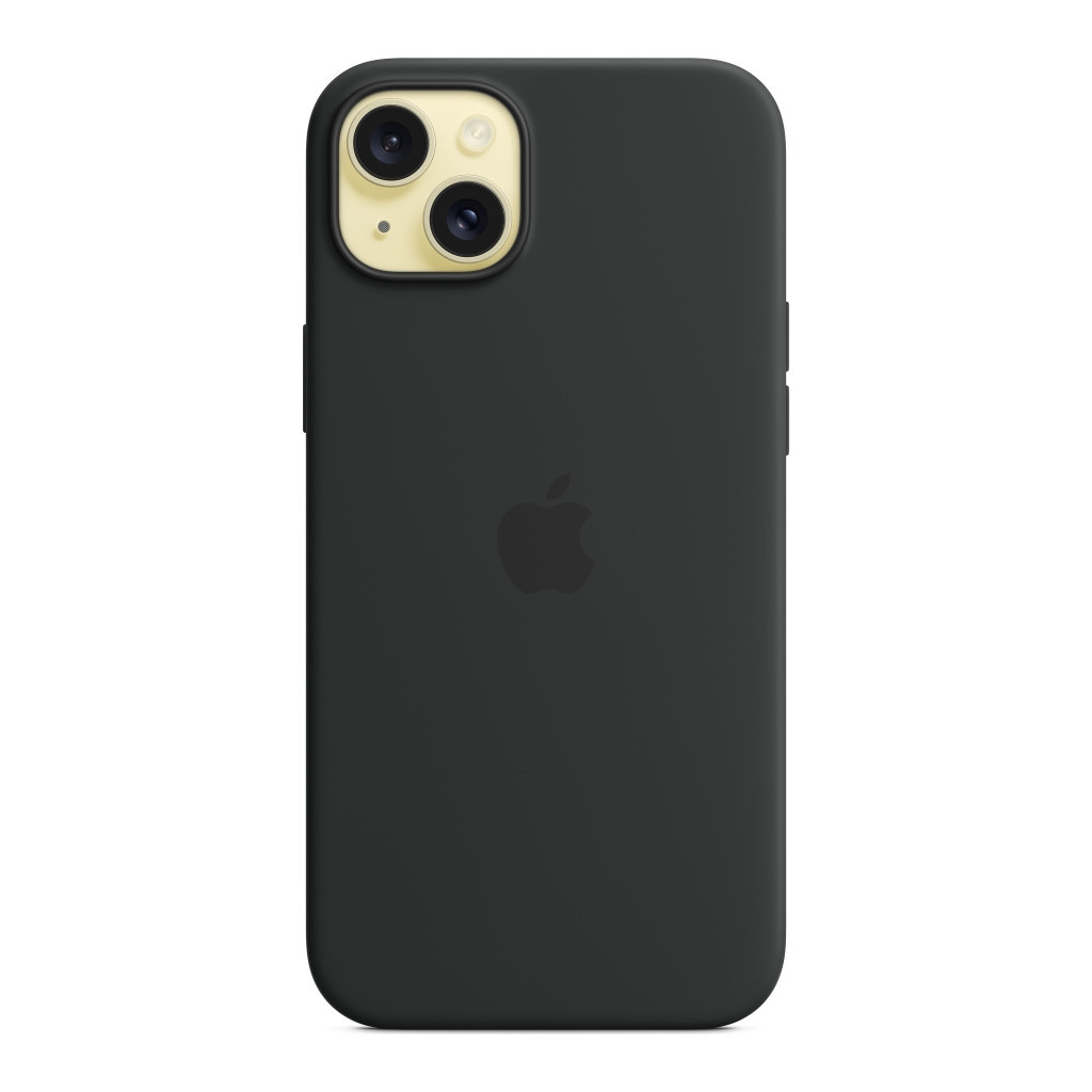 Чохол до мобільного телефона Apple iPhone 15 Plus Silicone Case with MagSafe Black (MT103ZM/A) - зображення 3