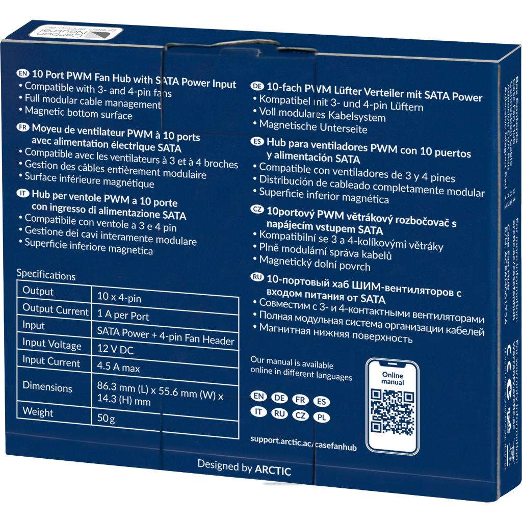 Контролер вентиляторів Arctic CASE FAN HUB (ACFAN00175A) - зображення 8