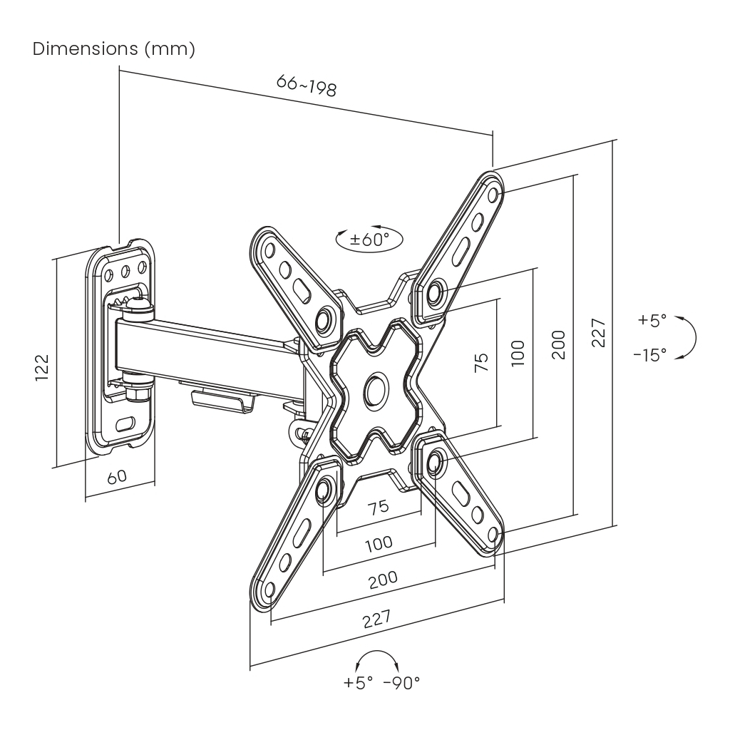 Кронштейн Brateck LDA40-221 - зображення 2