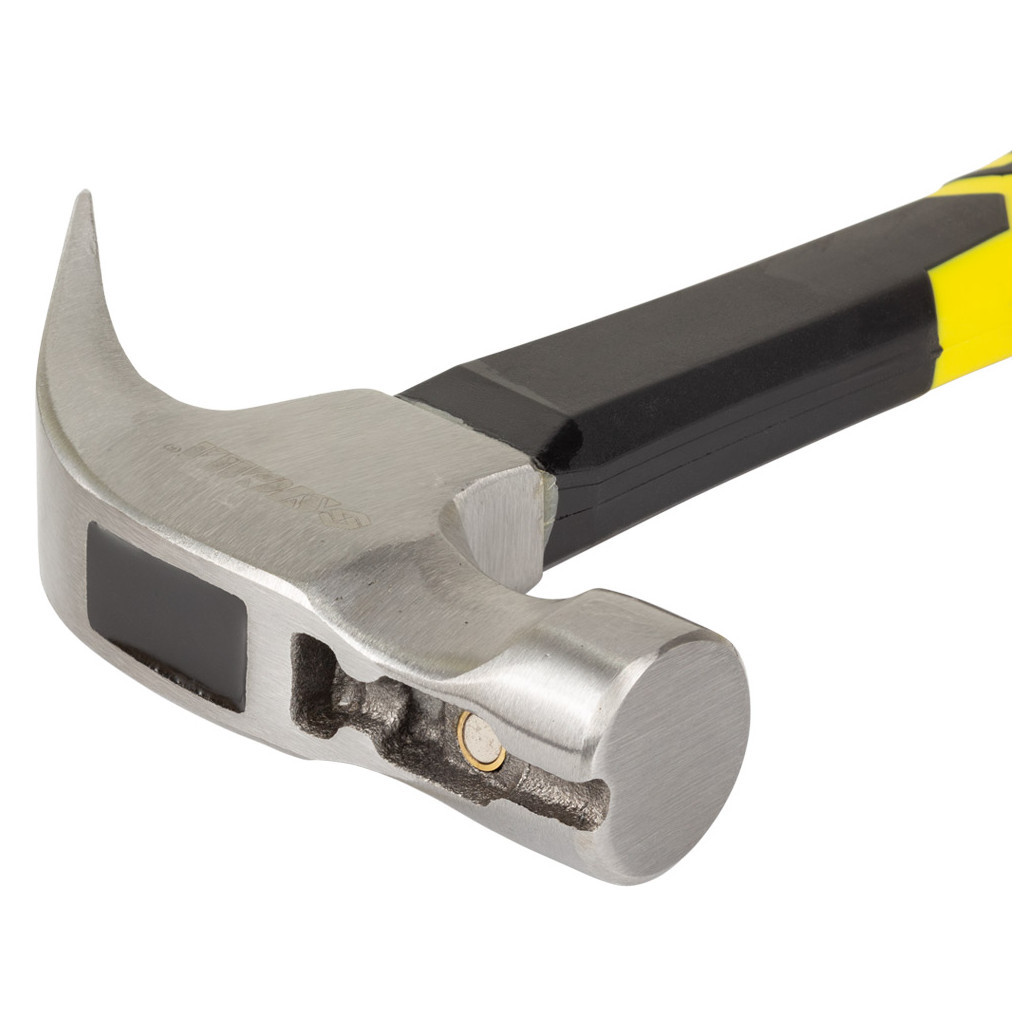 Молоток Sigma з цвяходером 450г фібергласова ручка (магніт) (4315011) - изображение 2