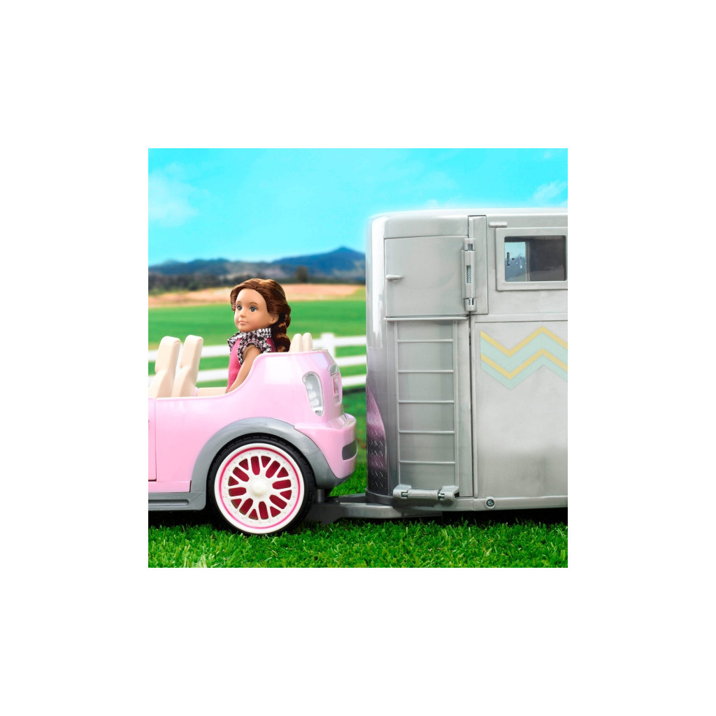 Аксесуар до ляльки Lori Транспорт для ляльок Трейлер для коня (LO37020Z) - зображення 6
