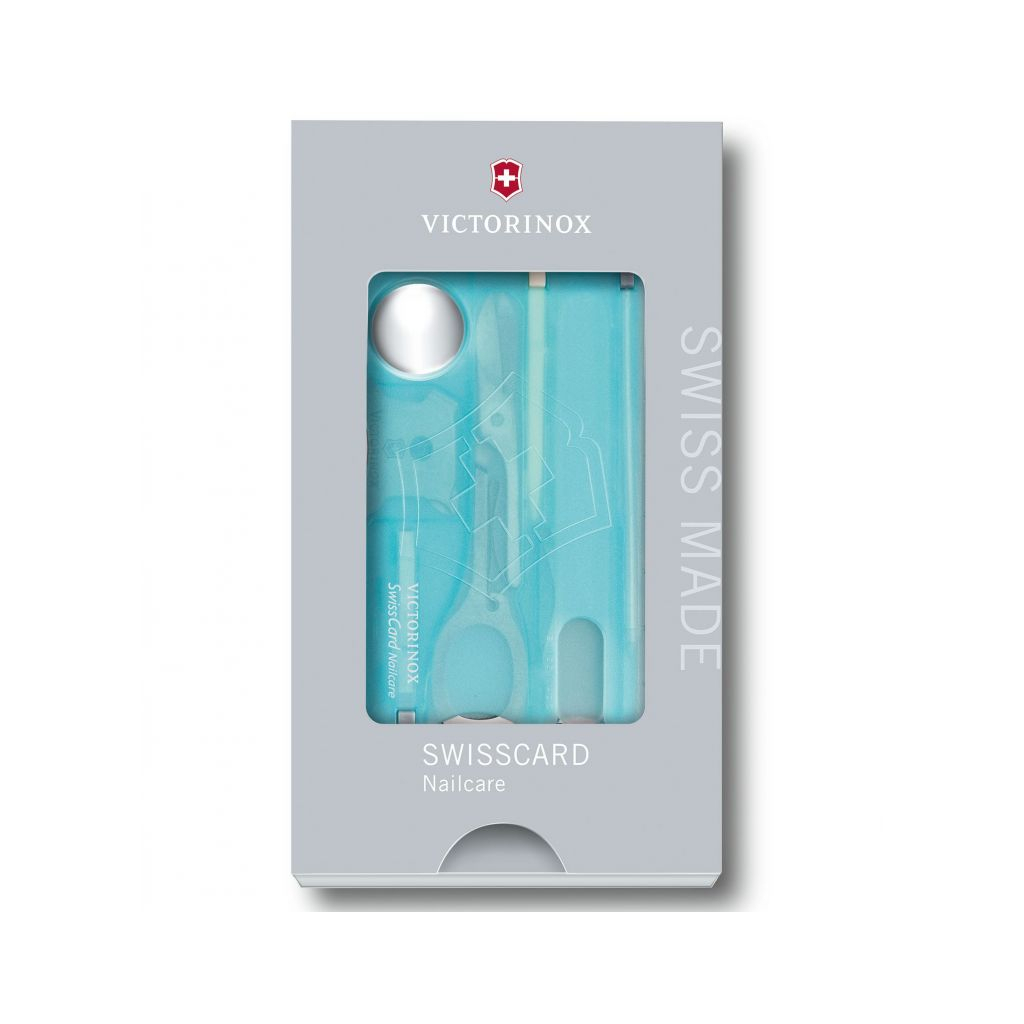 Мультитул Victorinox SwissCard NailCare Transparent Blue (0.7240.T21) - зображення 5