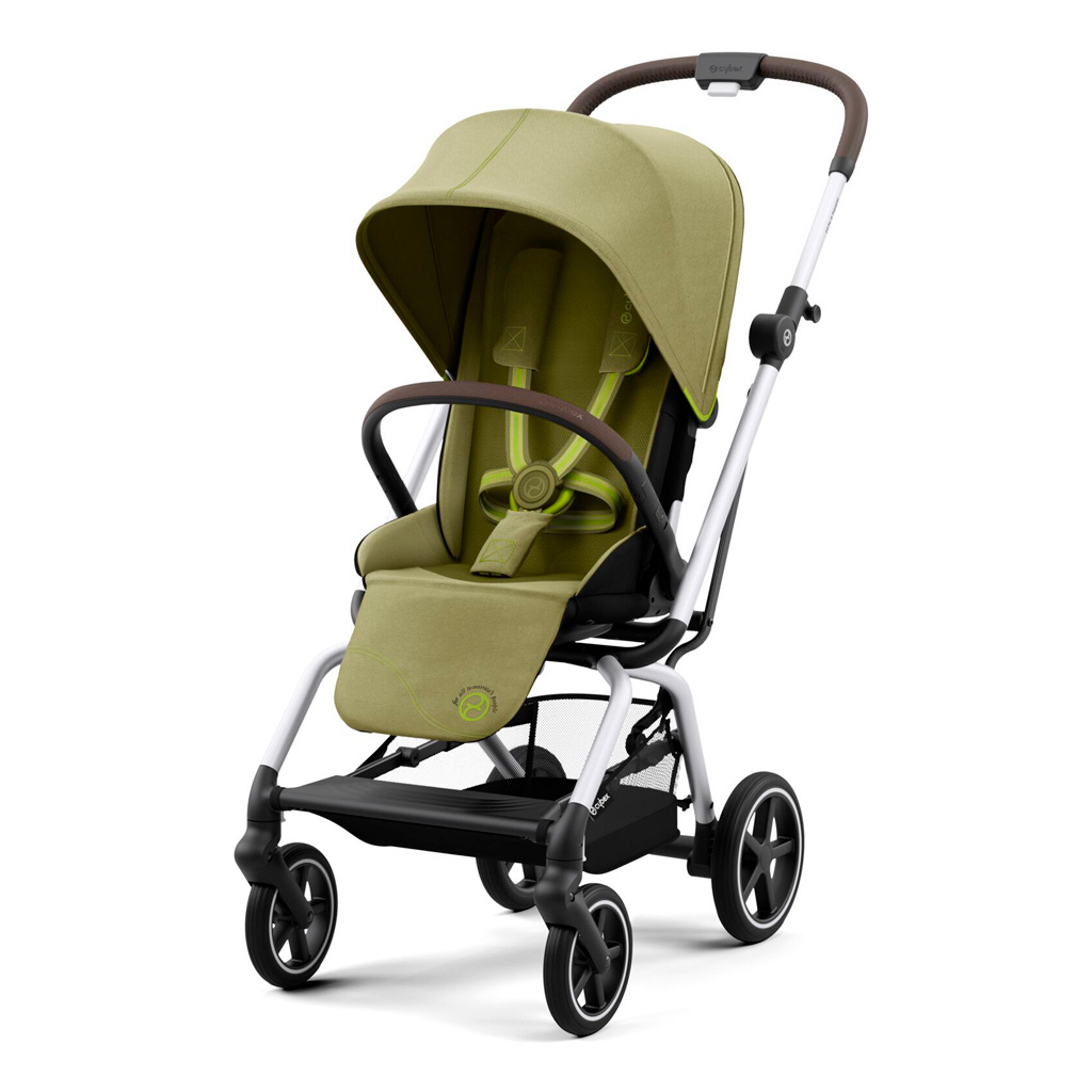 Коляска Cybex Eezy S Twist+ 2 SLV Nature Green (з бампером) (522001067) - зображення 1