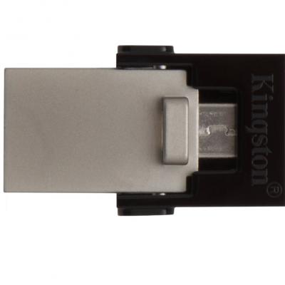 USB флеш накопичувач Kingston 64GB DT microDuo USB 3.0 (DTDUO3/64GB) - зображення 2
