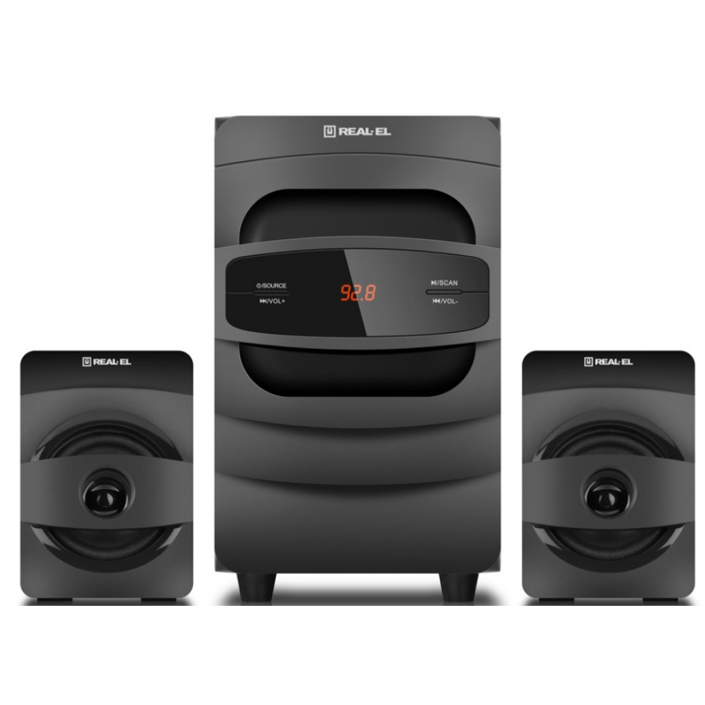 Акустична система REAL-EL M-390 Black - зображення 2