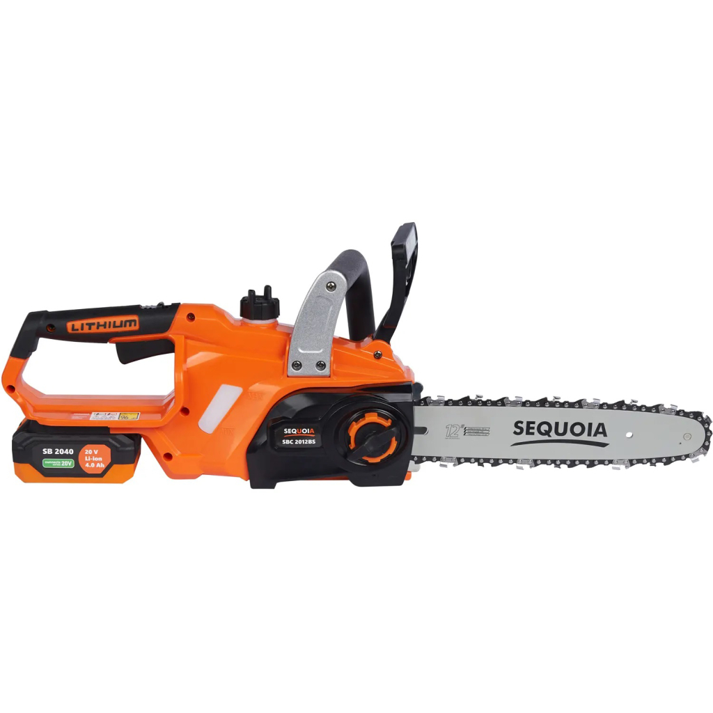 Ланцюгова пила SEQUOIA 20, безщіт. двиг, шина 30 см, АКБ 4 Ач та ЗП, 3.2 кг (SBC2012BS-EV) - зображення 3