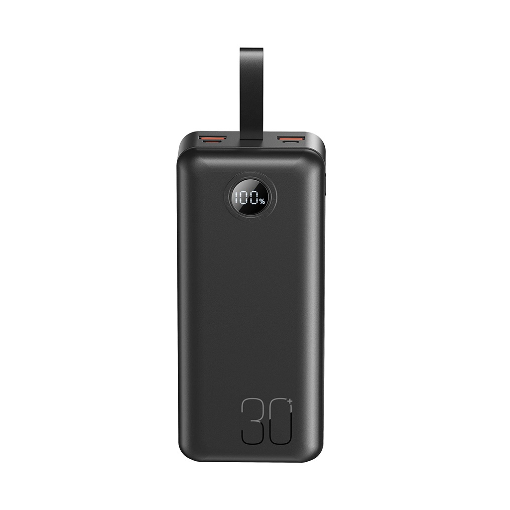 Батарея універсальна XO 30000mAh, PD/20W, QC/22.5W, with light, black (PR240_Black) - зображення 2
