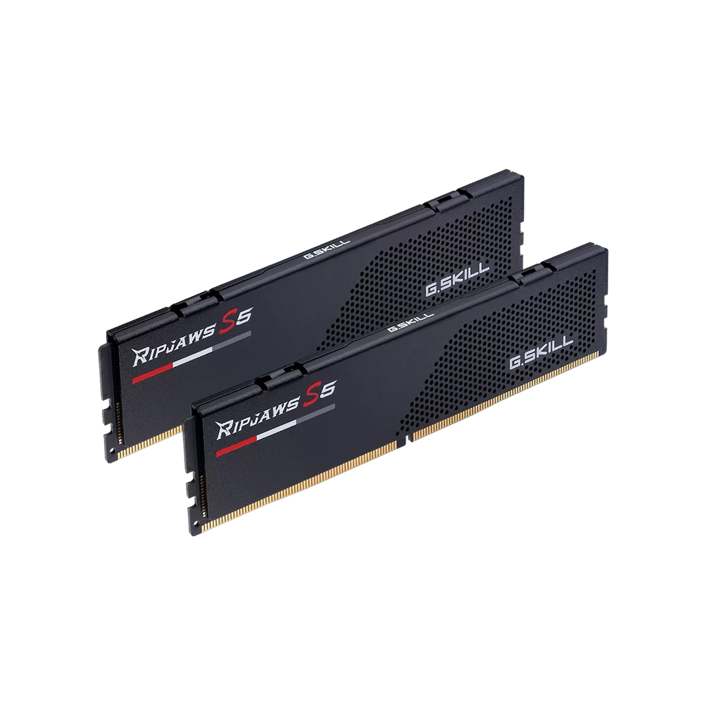 Модуль пам'яті для комп'ютера DDR5 48GB (2x24GB) 6400 MHz Ripjaws S5 Black G.Skill (F5-6400J3648G24GX2-RS5K) - зображення 2