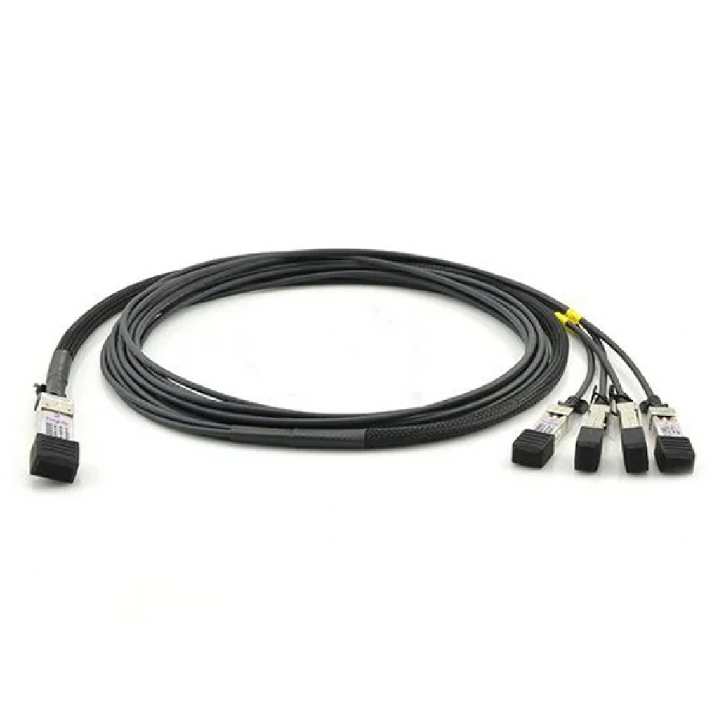 Оптичний патчкорд Alistar DAC-QSFP-4SFP+-1M - зображення 1