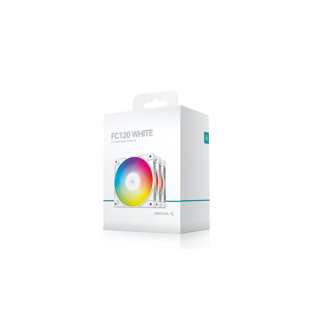 Кулер до корпусу Deepcool FC120 white 3 in 1 - зображення 10