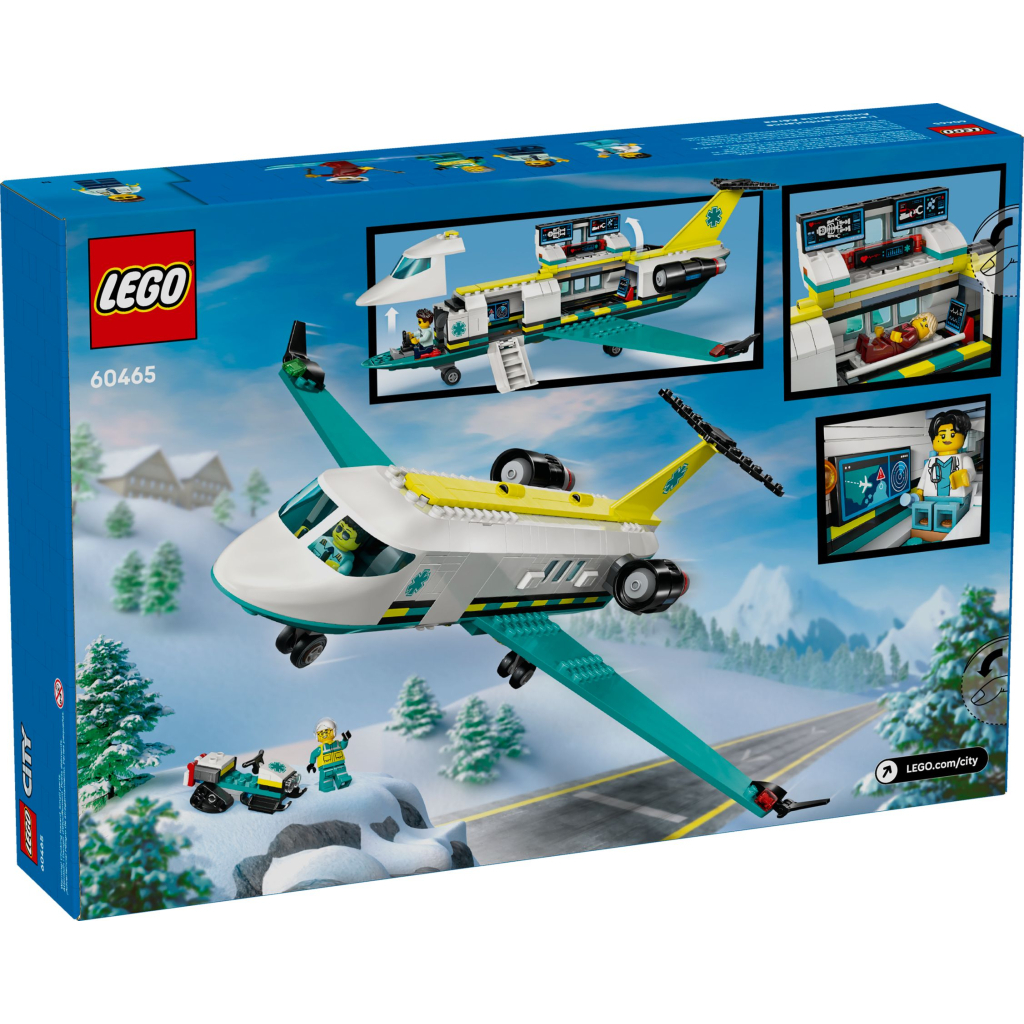 Конструктор LEGO City Літак швидкої медичної допомоги (60465) - зображення 8