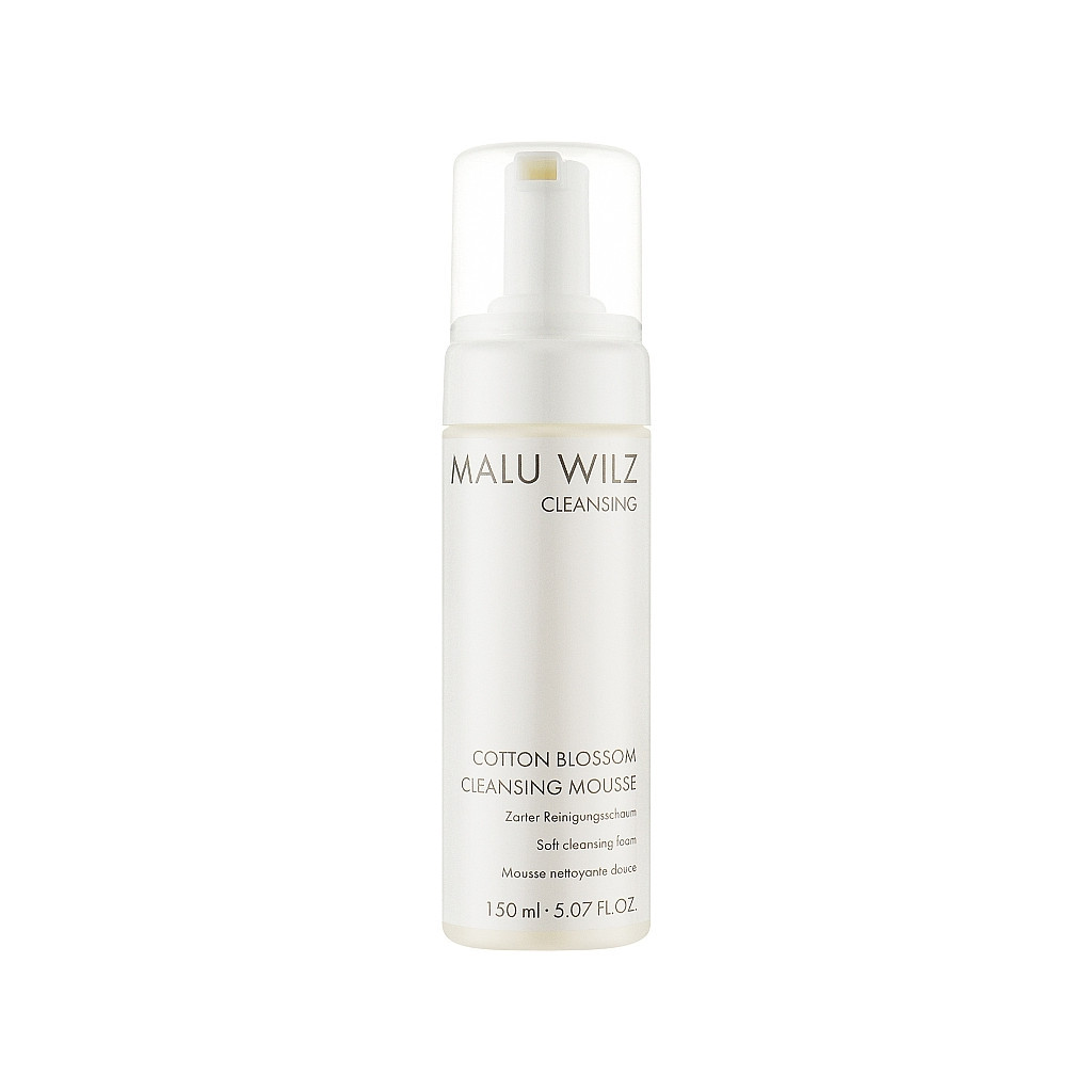 Пінка для вмивання Malu Wilz Cotton Blossom Cleansing Mousse З квітами бавовни 150 мл (4060425025350) - зображення 1