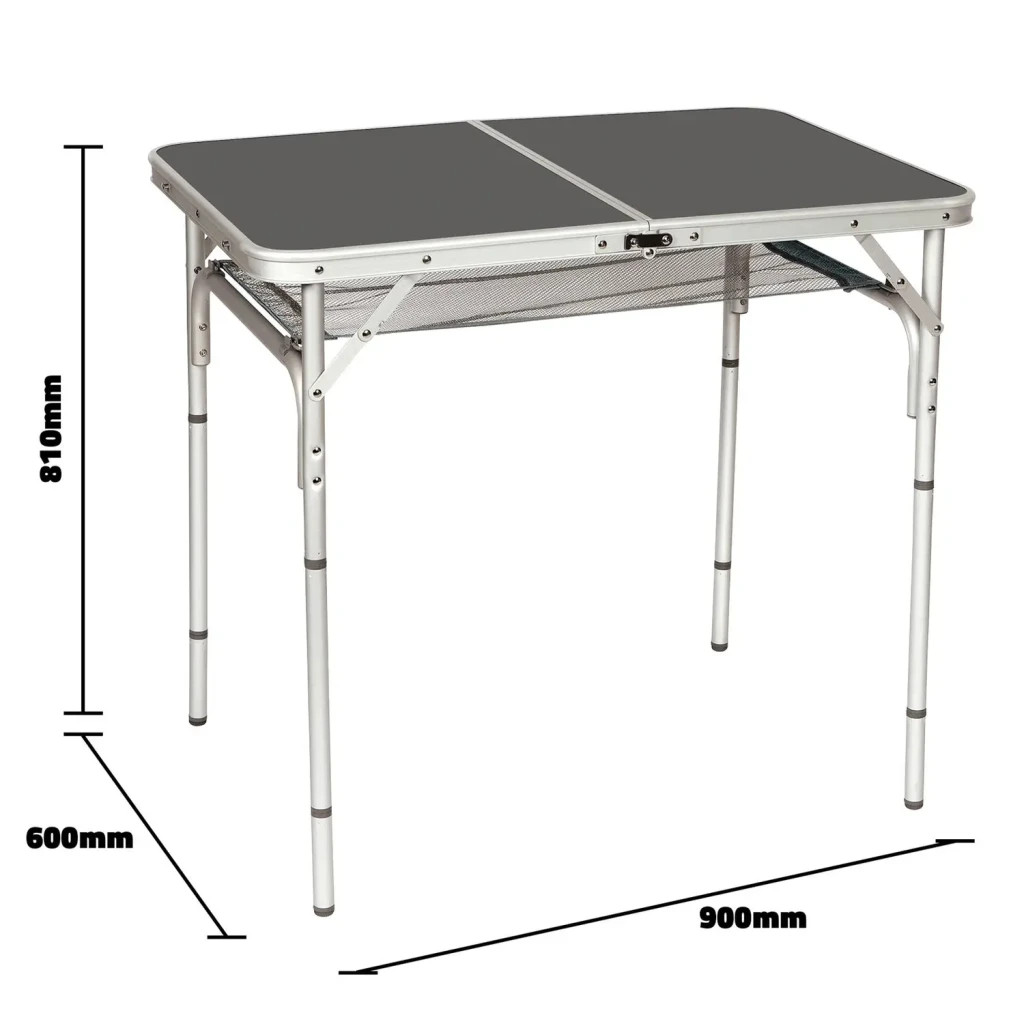 Туристичний стіл Bo-Camp Case Model 90 x 60 см Сірий (1404393) (DAS301469) - зображення 7