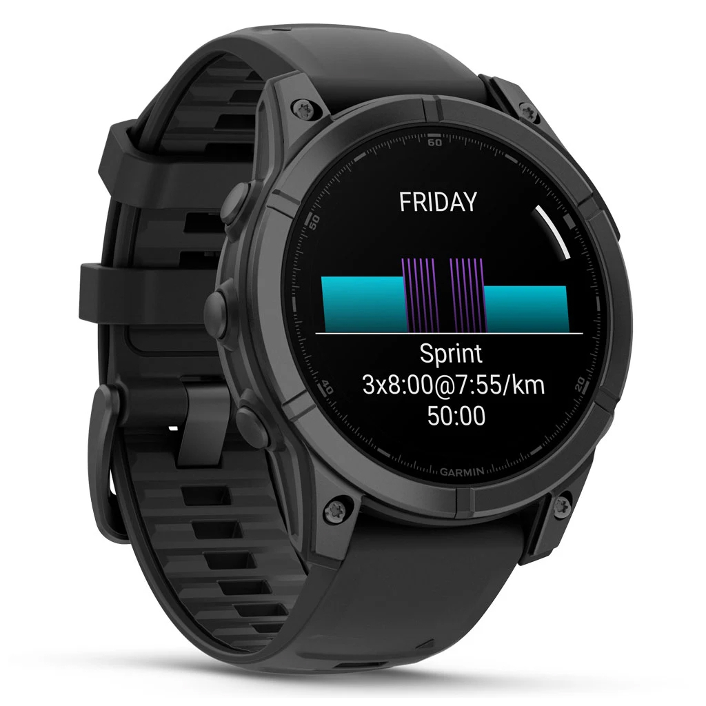 Смарт-годинник Garmin fenix E, 47mm, Slate Gray Steel/Black, GPS (010-03025-01) - зображення 3