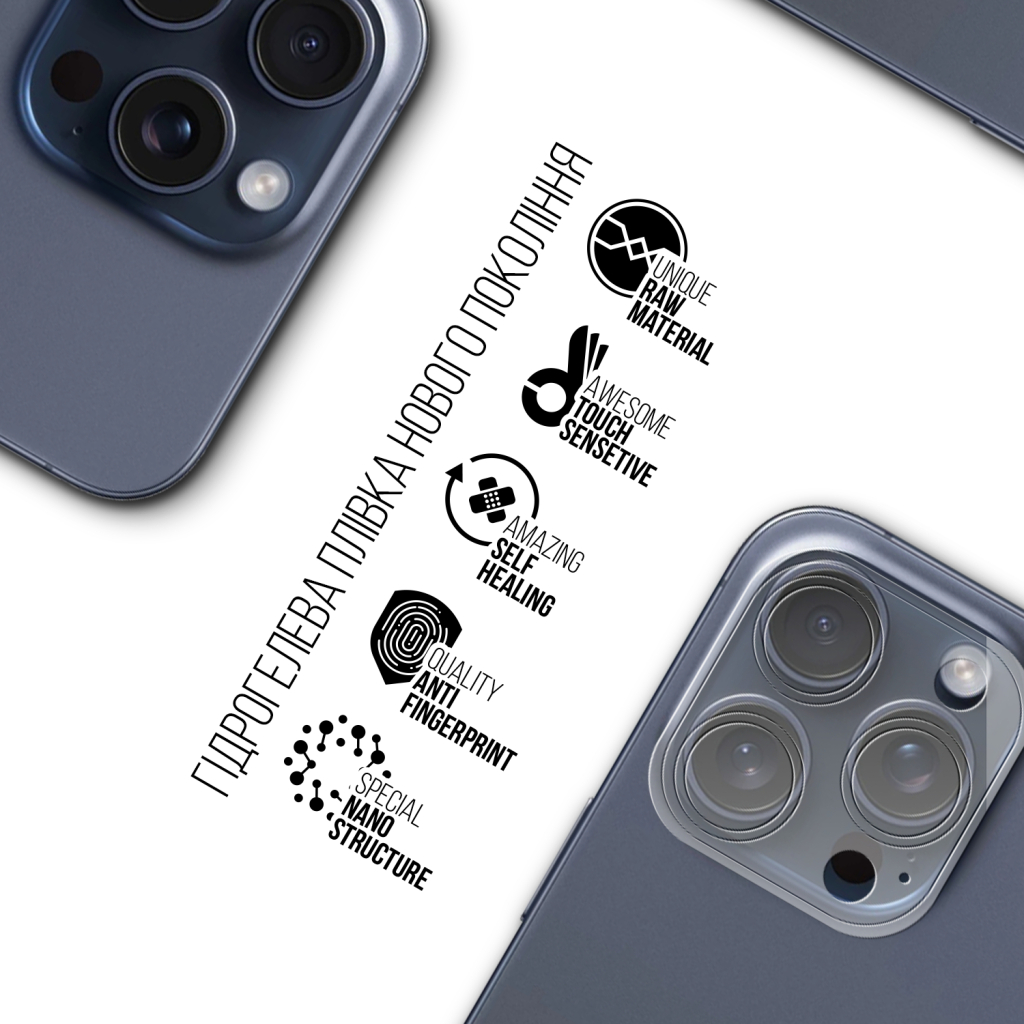 Плівка захисна Armorstandart for Camera Apple iPhone 16 Pro Max 6pcs (ARM79600) - зображення 2
