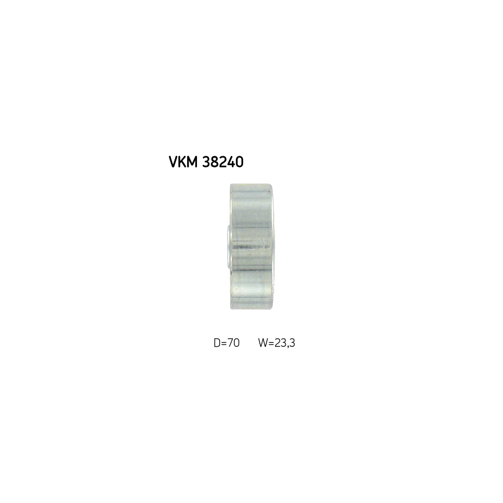 Ролик натягувача ременя SKF VKM 38240 - зображення 4