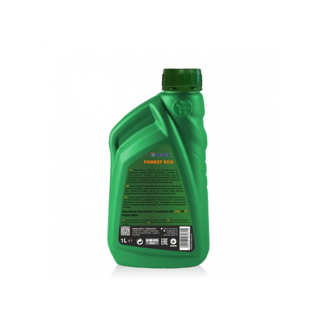 Ланцюгове мастило TEDEX FOREST ECO L-AN, VG-68 1л - зображення 2